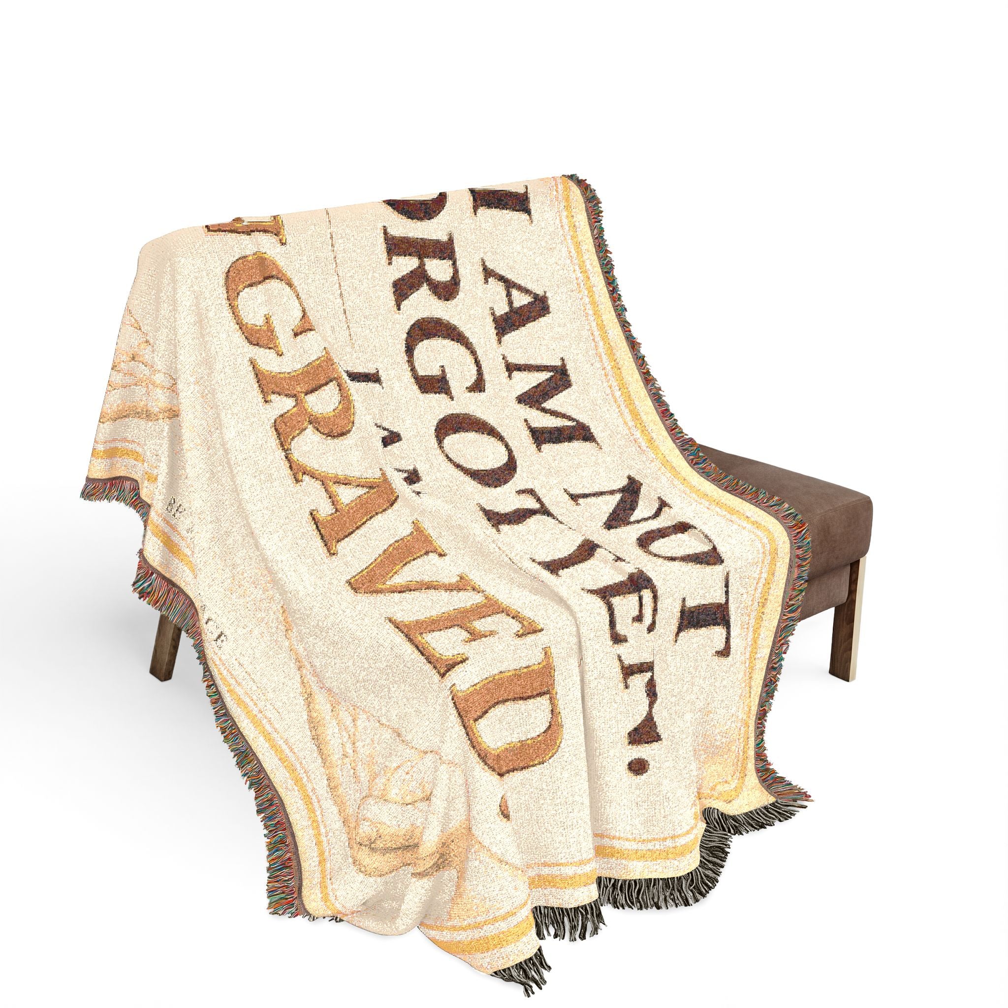 I Am Not Forgotten, I Am Engraved — Woven Faith Throw