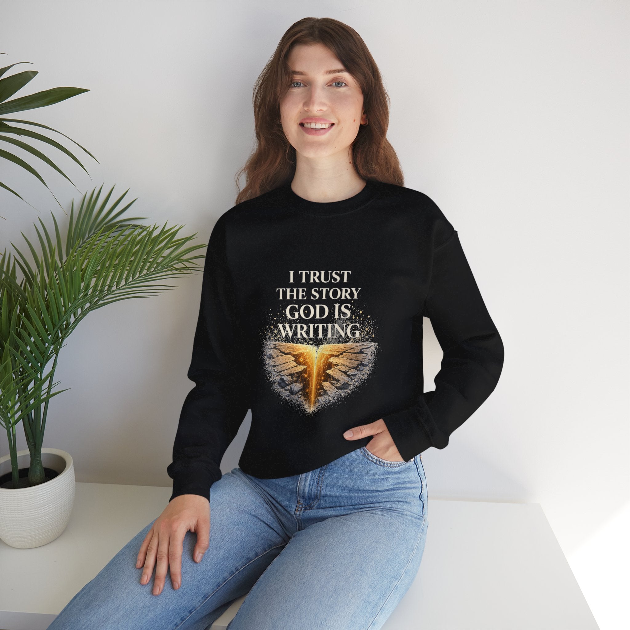 I Trust the Story God Is Writing — Faith Crewneck