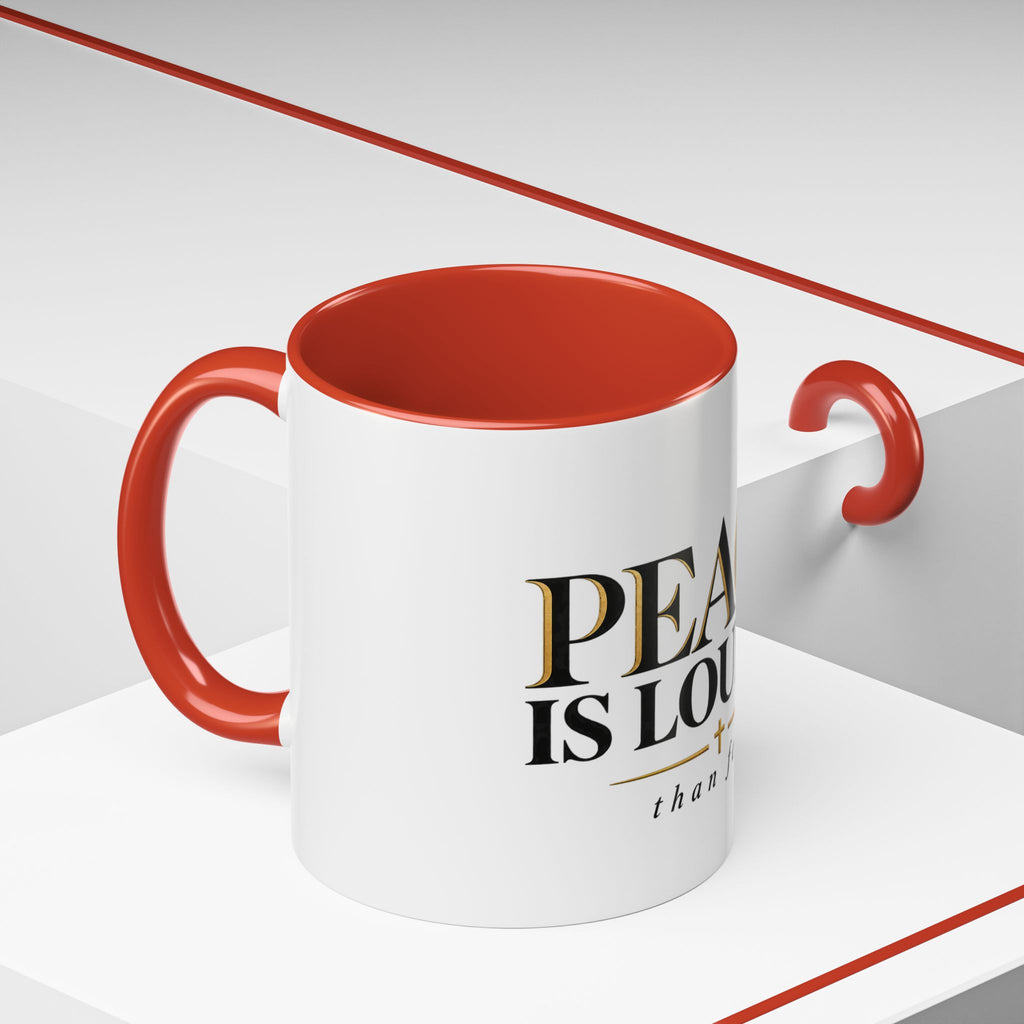 Peace Is Louder Mug