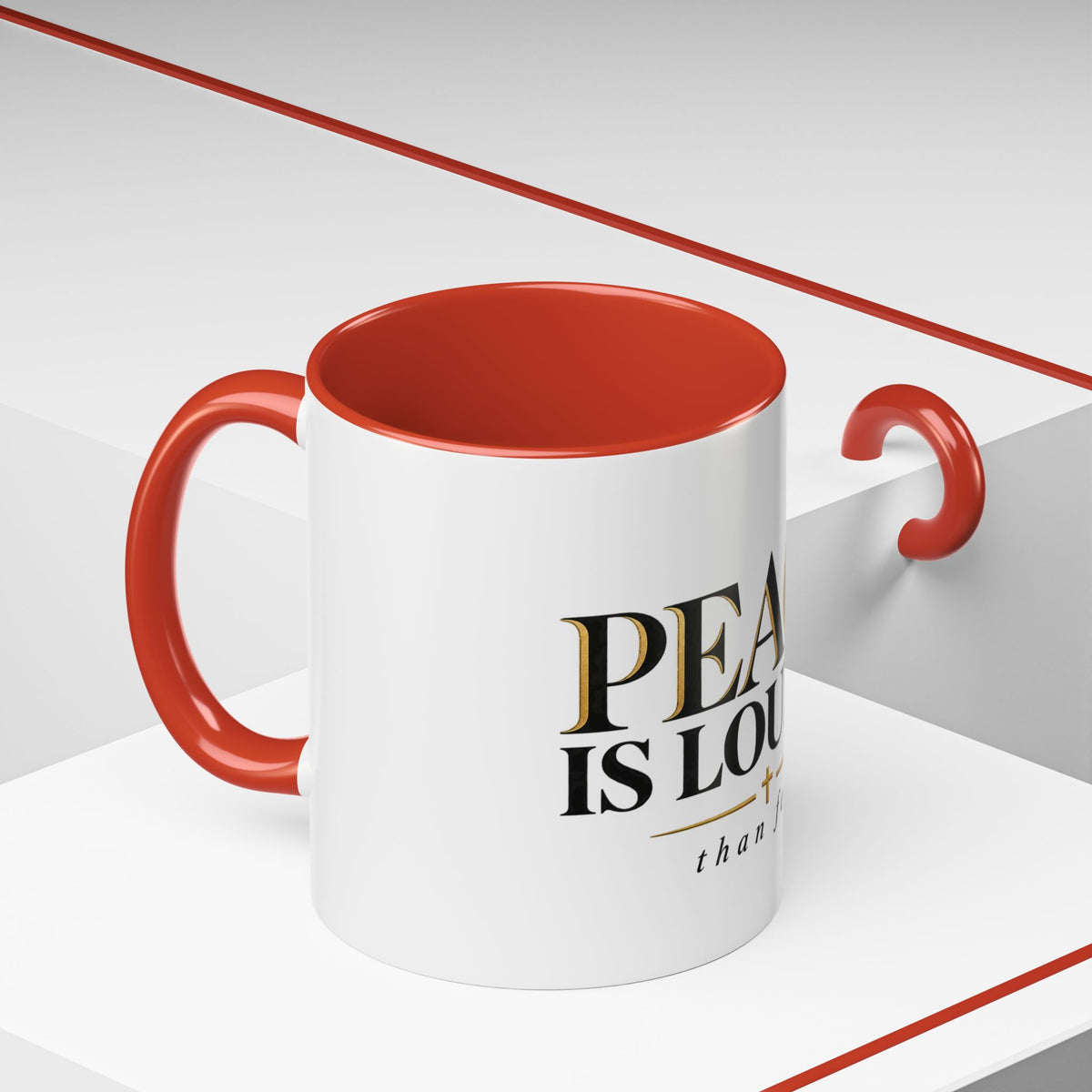 Peace Is Louder Mug